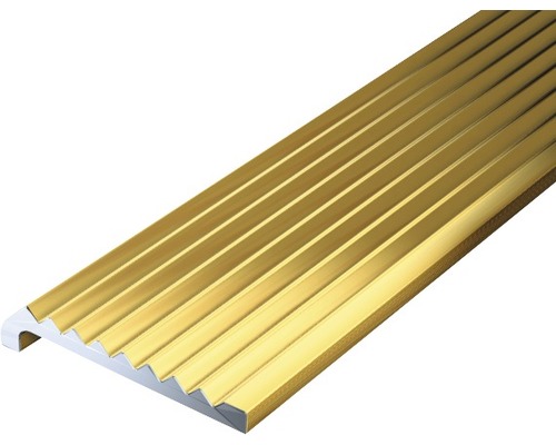 Profil ukončovací alu zlatý elox 23x6,3x2 mm 1 m