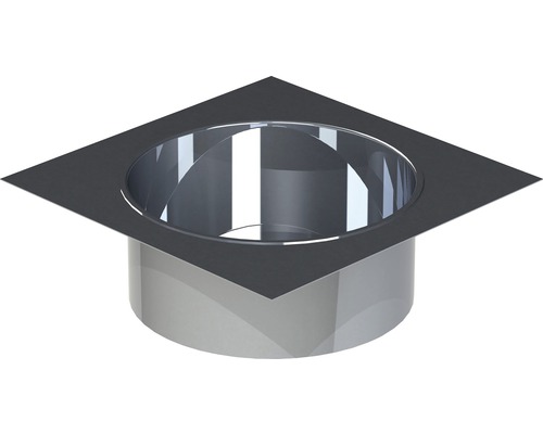 Strešný odtok z kovu so štvorcovou pripojovacou manžetou