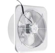 Štvorcový nástenný ventilátor s ochrannou mriežkou