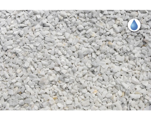 Pohľad na okrasný štrk