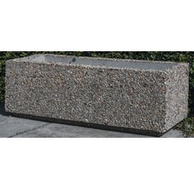 Obdĺžnikový kvetináč z kameňa