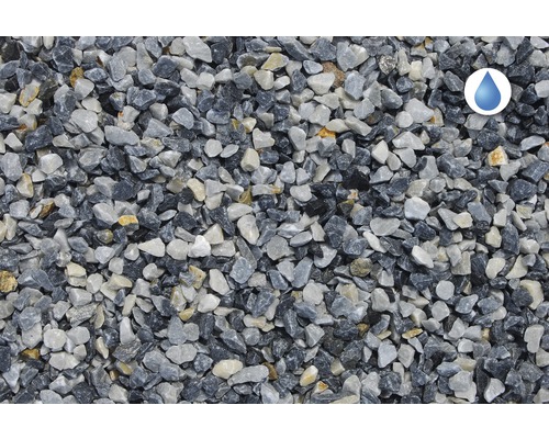 Detailný pohľad na okrasnú drť ako sypký materiál