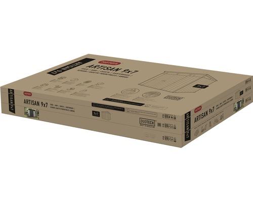 Záhradný domček Keter Artisan 9x7 v balení