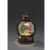 Snehová guľa s Santa Clausom a vianočným stromčekom v lucerne