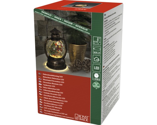 Balenie LED dekoratívneho svetla so snehovou guľou