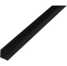 L profil PVC čierny 25x25x1,8 mm 1 m-thumb-0