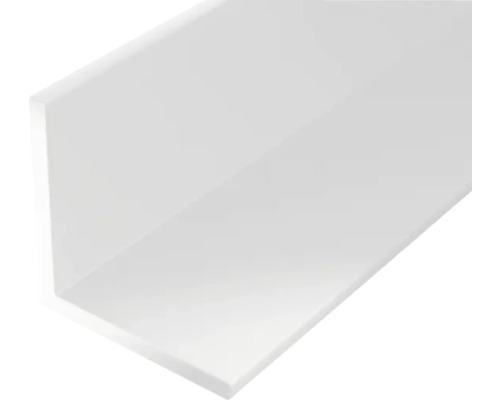 L profil PVC biely 10x10x1 mm 1 m