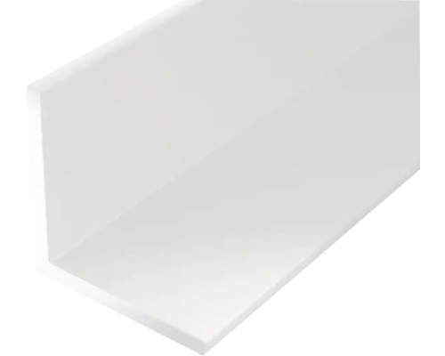 L profil PVC biely 20x20x1,5 mm 1 m