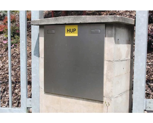 Domové odovzdávacie miesto v betónovej šachte