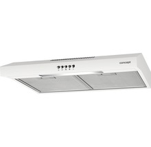 Digestor do kuchyne s dvoma filtrami a ovládacími gombíkmi