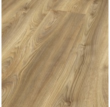 Detail laminátovej podlahy s dreveným vzhľadom