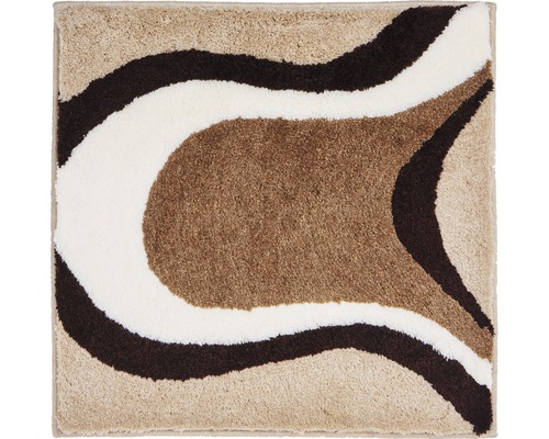 Štvorcový koberec s pruhovaným vzorom