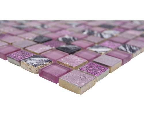 Mozaiková dlaždica so štvorcovými prvkami v rôznych prevedeniach