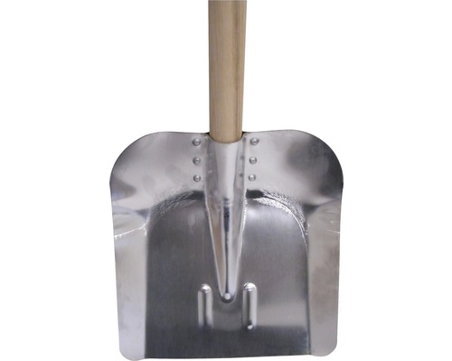 Kovová lopata s drevenou násadou