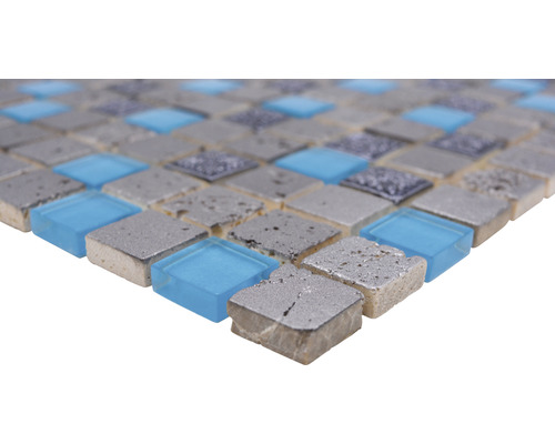 Mozaikové dlaždice zo skla a kameňa