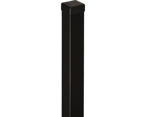 Stĺpik na plot POLBRAM 5 x 5 x 200 cm RAL 9005 čierna