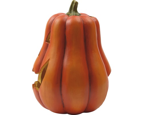 Halloweenska tekvica s vyrezávanou tvárou