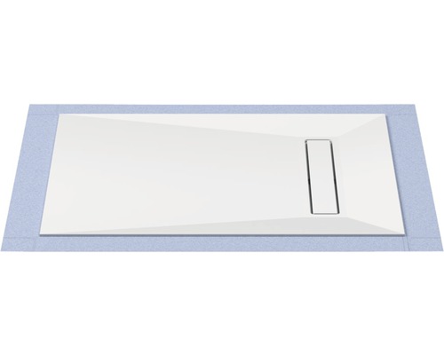 Obdĺžniková sprchová vanička s odtokovým žľabom