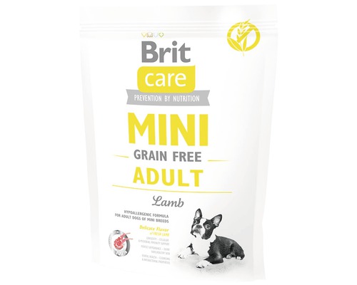 Brit Care Mini Grain Free Adult krmivo pre psov s jahňacím mäsom