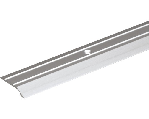 Profil ukončovací alu strieborný elox 30x6,5x2 mm 2 m Profilová lišta s otvorom