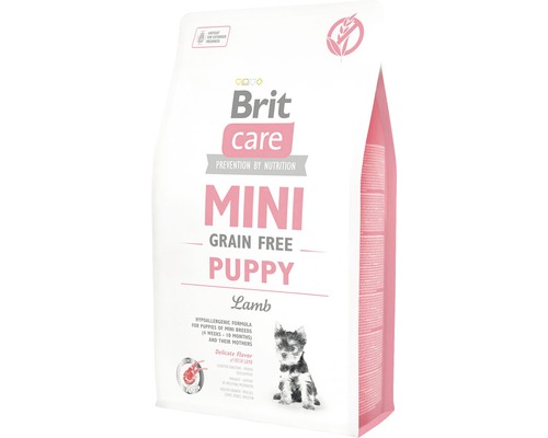 Granule pre psov Brit Care Mini Grain Free Puppy Lamb 2 kg Brit Care Mini Grain Free Puppy jahňacie krmivo pre šteňatá