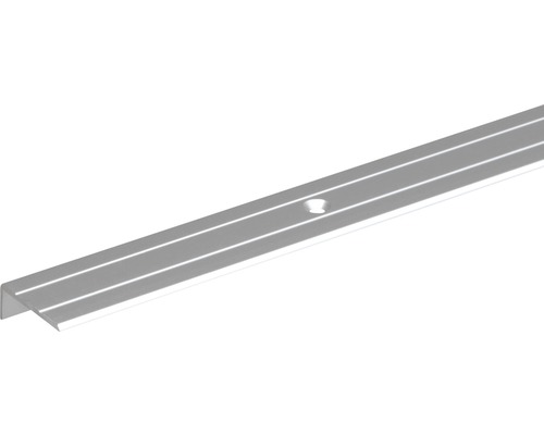 Profil schodový alu strieborný elox 24,5x20x1,5 mm 2 m-0