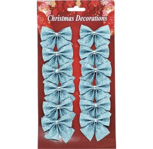 Balenie desiatich ozdobných mašlí na vianočné dekorácie