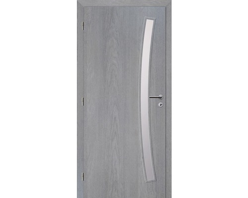 Interiérové dvere Solodoor Zenit 21 presklené 80 Ľ fólia earl grey (VÝROBA NA OBJEDNÁVKU)