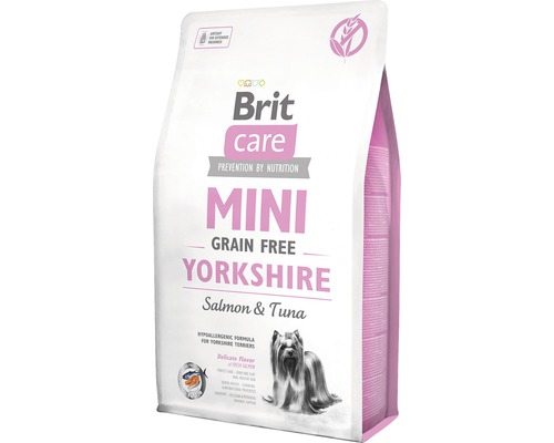 Granule pre psov Brit Care Mini Grain Free Yorkshire 2 kg Brit Care Mini Yorkshire suché krmivo pre psov s lososom a tuniakom