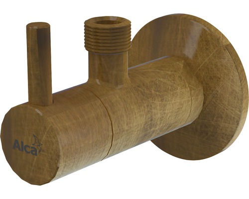 Rohový ventil Alcadrain s filtrom 1/2", bronz-antic ARV001-ANTIC