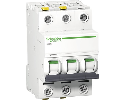 Istič Schneider Electric A9F03316 3P, B, 16A, iC60N, 6KA