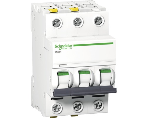 Istič Schneider Electric A9F03320 3P, B, 20A, iC60N, 6KA