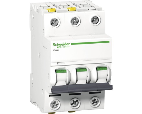 Istič Schneider Electric A9F03325 3P, B, 25A, iC60N, 6KA