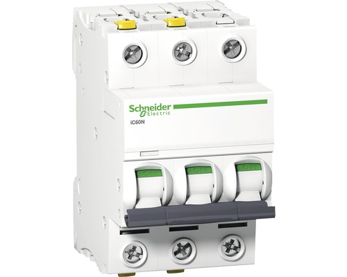 Istič Schneider Electric A9F03332 3P, B, 32A, iC60N, 6KA