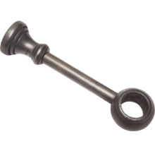 Držiak záclonovej tyče z kovu