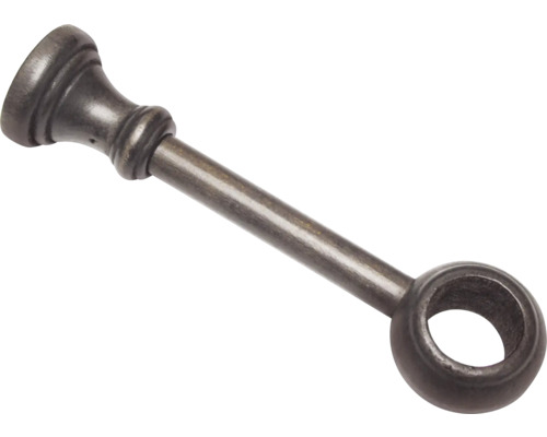 Držiak záclonovej tyče z kovu