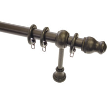 Záclonová tyč s krúžkami a držiakom