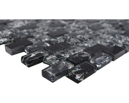 Mozaiková dlaždica zo skla a kameňa