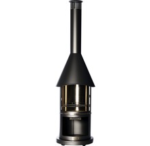 Záhradný grilovací krb z kovu