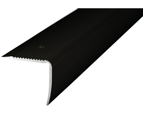 ALU ukončovacia lišta NOVA bronz 35x30mm/2,5 m (predvŕtaná) Lištový profil pre schody z hliníka