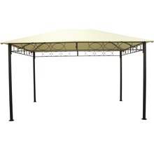 Pavilón s látkovou strechou a kovovým rámom