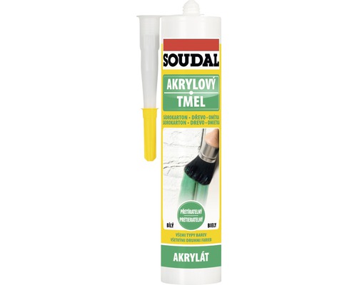 Akrylový tmel SOUDAL 280 ml hnedý Akrylový tmel SOUDAL 280 ml hnedý