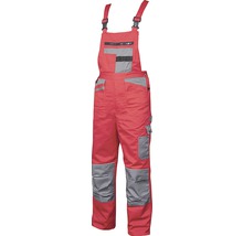 Pracovné nohavice s náprsenkou Ardon 2STRONG červeno-sivé veľkosť 62-thumb-0