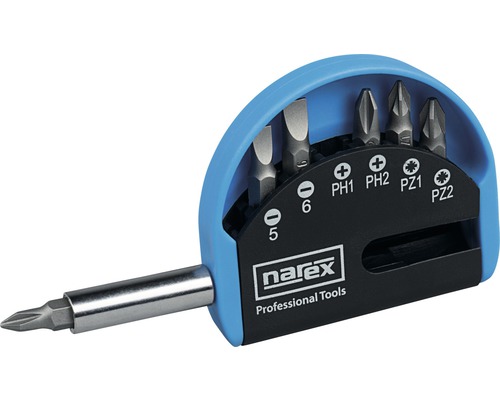 Skrutkovač Narex s rôznymi bitmi
