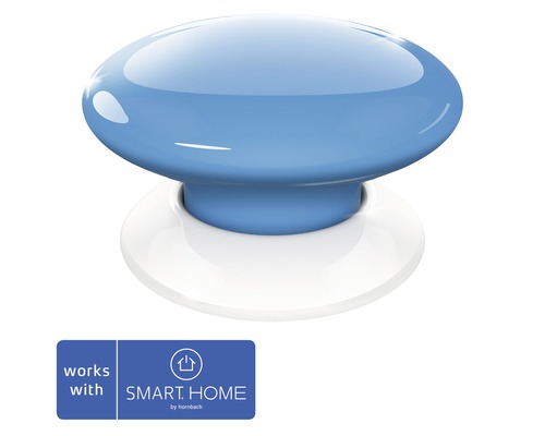 Smart bezdrôtové tlačidlo Fibaro modro/biele - kompatibilné so SMART HOME by hornbach