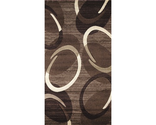 Moderný koberec Florida 9828 hnedý 80x150 cm