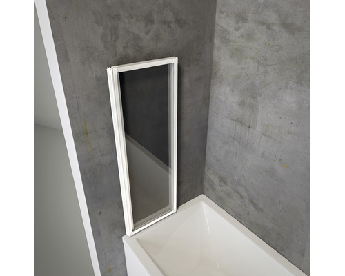 Vaňová zástena zo skla a rámu na vani