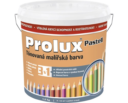 Oteruvzdorná farba na stenu Prolux Pastell oranžová pastel. 1,5 kg