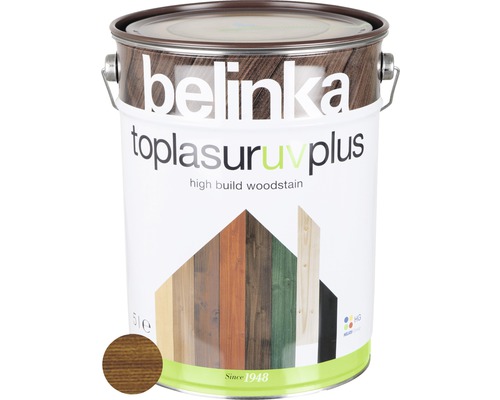 Silnovrstvá lazúra Belinka Toplasur palisander 5 l Belinka Toplasur UV Plus Lazúra na drevo v balení