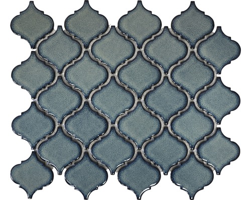 Keramická mozaika CLP3BG florentiner modrá lesklá 29,3x24,5 cm Mozaiková dlaždica v arabskom štýle